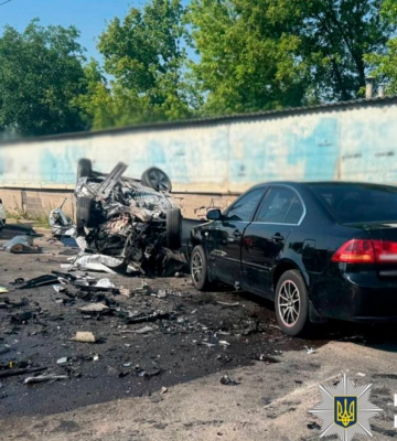 В Киеве произошло крупное ДТП с участием пяти автомобилей
