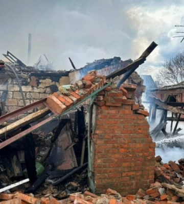 Синєгубов: російський БпЛА вдарив по Богодухову, постраждали сім людей