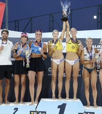 Українки Лазаренко та Курнікова без жодного програного сету виграли етап Beach Pro Tour у Туреччині
