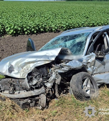 У карколомній ДТП на Кіровоградщині постраждали четверо дорослих та двоє дітей