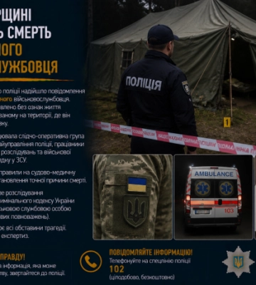 На Житомирщині розслідують смерть мобілізованого військовослужбовця