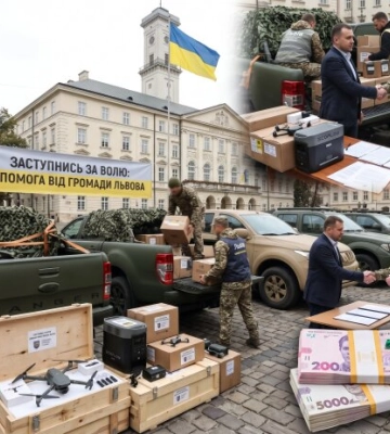 Автівки, дрони, зарядні станції: Львів відправив військовим допомогу на мільйони