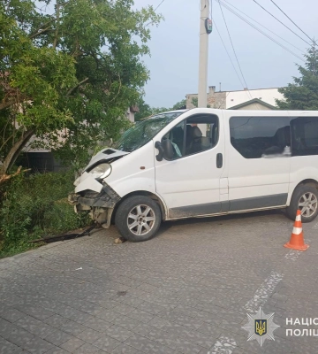 На Львівщині бусик втратив кермування та влетів у перешкоду: троє людей у лікарні. ФОТО