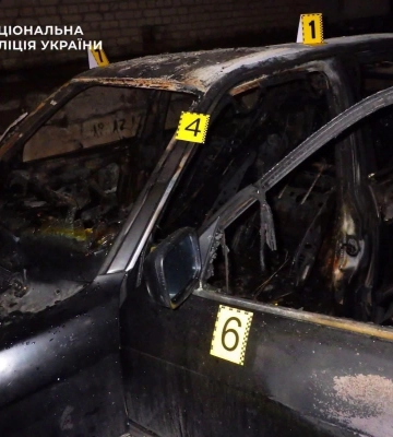 У Києві підуть під суд двоє зловмисників, які обікрали та підпалили автомоібль, - поліція