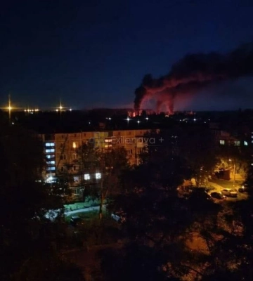 В оккупированном Крыму беспилотники атаковали электроподстанцию Западно-Крымская, вспыхнул пожар
