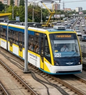 У Києві стався збій у роботі швидкісних трамваїв,  замість них курсують автобуси