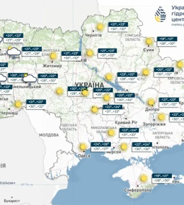Спека спаде 3-4 липня: прогнозують дощі і до +26°