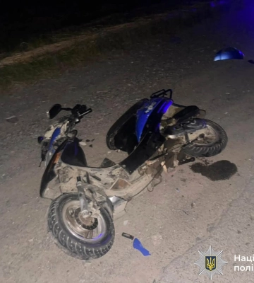 На Прикарпатті затримано водія скутера, який у нетверезому стані скоїв наїзд на велосипедиста