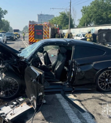 21-летний водитель BMW, который спровоцировал смертельное ДТП в Киеве, не имел водительского удостоверения