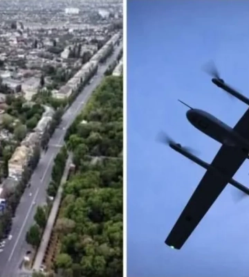 После атаки Мелитополь окутался дымом, а над Энергодаром БПЛА призвал к эвакуации