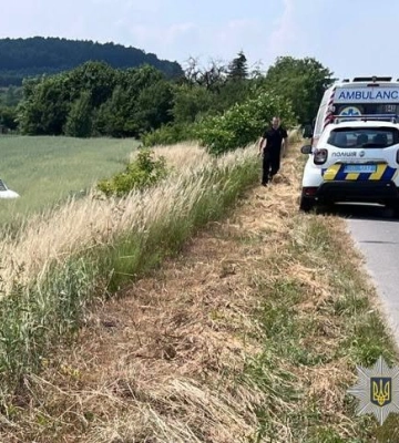 На Львівщині в автотрощі загинув 76-річний водій Renault: авто злетіло у кювет