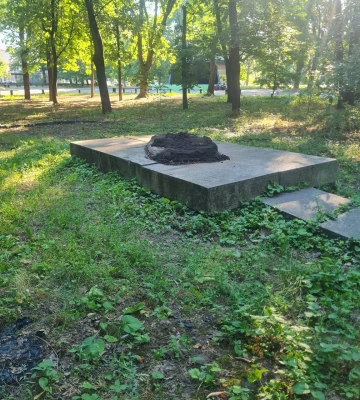 Мінус один символ імперії: у Кам’янці демонтували пам’ятник Пушкіну (ФОТО)