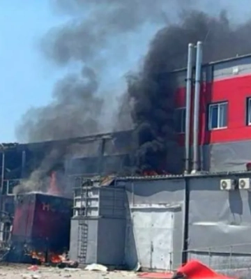 Ворог вгатив по терміналу "Нової пошти" у Запоріжжі, – ОВА