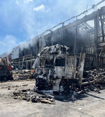У Києві росіяни знищили склад Червоного Хреста з гуманітарним вантажем на понад ₴79 мільйонів
