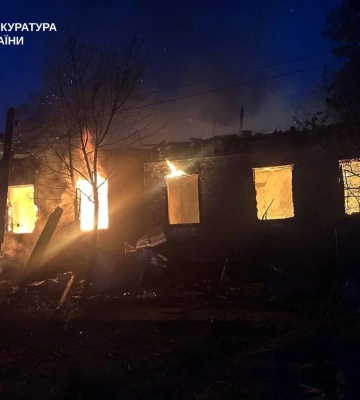 Ночной удар БпЛА по Лозовой: ребенок с ожогами 40% тела в тяжелом состоянии