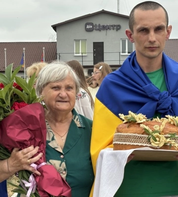 Після трьох років полону на Волинь повернувся воїн Сергій Кизун