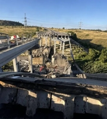 В Донецке был поражён мост, в Мариуполе — военная техника, а в Крыму — электроподстанции