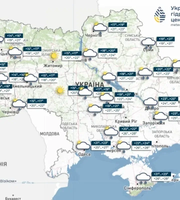 Погода на 4 липня 2026 р. в Україні: 4 та 5 липня буде нестабільна погода — зливи, грози, шквали