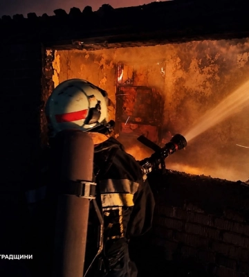 За добу ліквідували десять пожеж на Кіровоградщині, постраждав 66-річний чоловік 