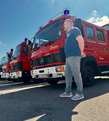 Одеса отримала вісім пожежно-рятувальних машин із Німеччини 