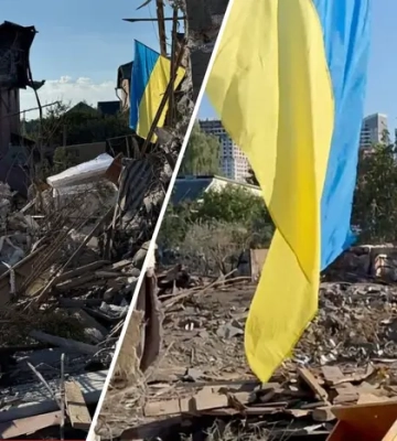 Ведуча Тала Калатай показала наслідки удару РФ по будинку своєї мами
