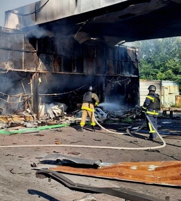 Росія вдарила по АЗС на Полтавщині: є поранені
