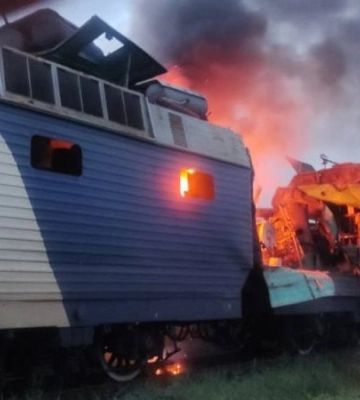 Російська армія вдарила дронами по залізниці: пошкоджено локомотиви