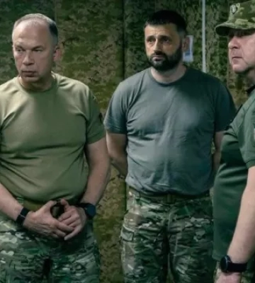Сирський відвідав бойові частини на Запорізькому напрямку