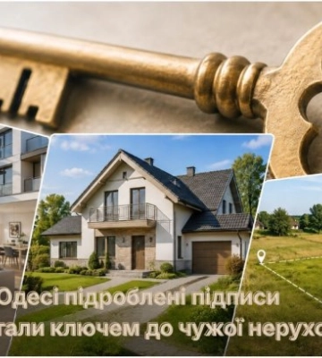 В Одессе поддельные подписи стали ключом к чужой недвижимости