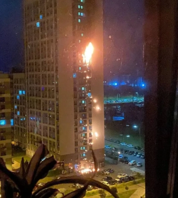РФ атаковала Киев ракетами - есть раненые, повреждены жилые дома и вспыхнули пожары