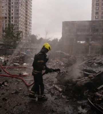 В Киеве изменили движения транспорта из-за ночной атаки