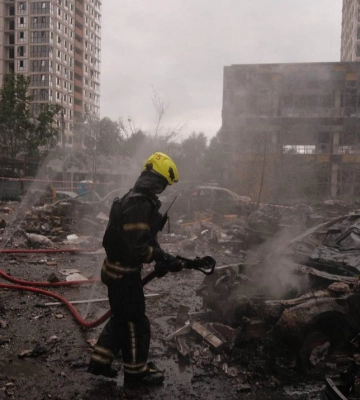 Атака на Київ: пожежі погіршили якість повітря в столиці