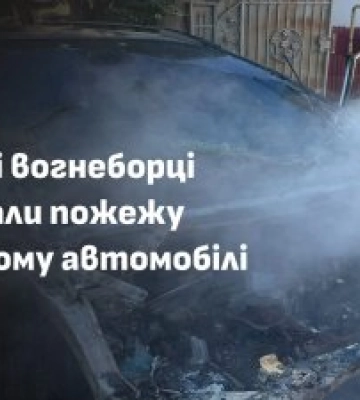 Дим з-під капота налякав усе подвір’я: на Закарпатті за лічені хвилини врятували автомобіль від повного знищення