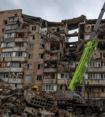 В результате обстрела Киева уничтожена квартира двух журналисток