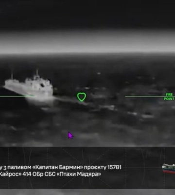Преміальний "улов" СБС: відео удару по тіньових танкерах, які доставляли паливо у Крим