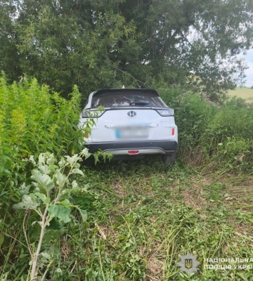 На Львівщині автомобіль вилетів у кювет: внаслідок ДТП постраждали двоє людей (ФОТО)