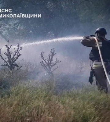 Протягом 6 та в ніч проти 7 липня на території Миколаївської області зареєстровано 35 пожеж