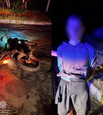 Їхав без шолома та не зупинився на вимогу поліції: на Рівненщині виявили п'яного неповнолітнього мотоцикліста