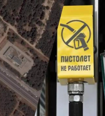 Видно без зайвих зусиль: аналітики показали супутникові знімки довжелезних черг до АЗС у Криму
