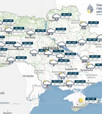 Погода на 8 липня 2026 р. в Україні: негода наближається — очікуються сильні дощі та грози