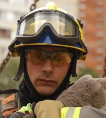 У пошкодженій внаслідок обстрілу квартирі в Києві врятували кошеня — фото