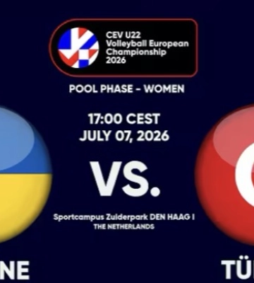 Пряма трансляція матчу жіночого молодіжного чемпіонату Європи-2026 з волейболу: Україна U22 — Туреччина U22