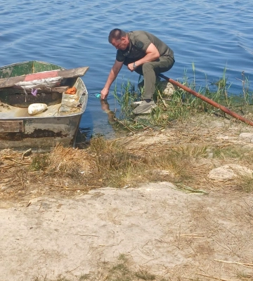Інспекція встановлює причини масової загибелі риби у ставку на Одещині