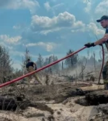 У Чорнобильській зоні ліквідували одну з пожеж площею 130 га