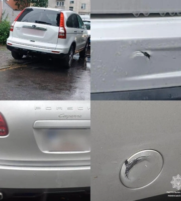 У Рівному патрульні розшукали водія Porsche, який залишив місце ДТП