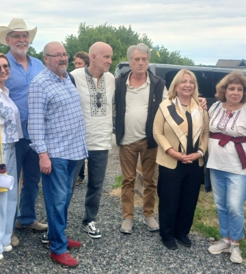 Англійський лорд відвідав археологічні дослідження трипільських поселень на Черкащині