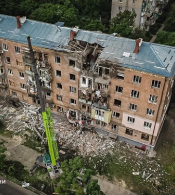 В Харькове завершили аварийно-спасательные работы после российского удара: двое человек погибли, 42 человека пострадали