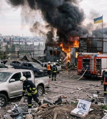 Баллистический удар по Одессе: 4 погибших, 7 раненых, попадание в АЗС