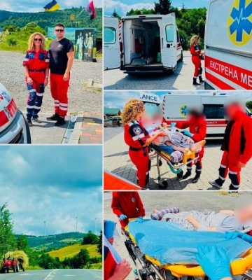 Години відповідальності на колесах: закарпатські медики забезпечили складне транспортування пацієнта