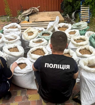 Бурштин на понад мільйон гривень вилучили у підпільному цеху на Сарненщині